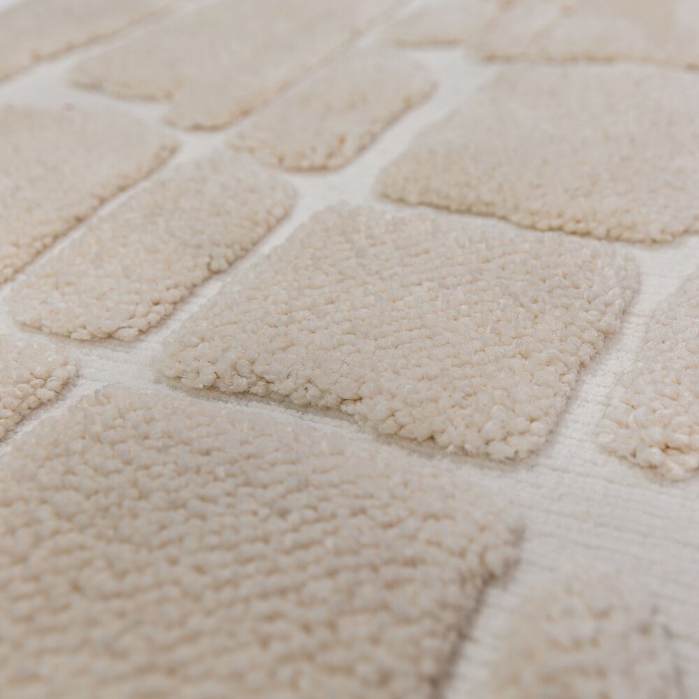 Modern loper - Esra Cobbled Creme Modern loper - Esra Cobbled Creme