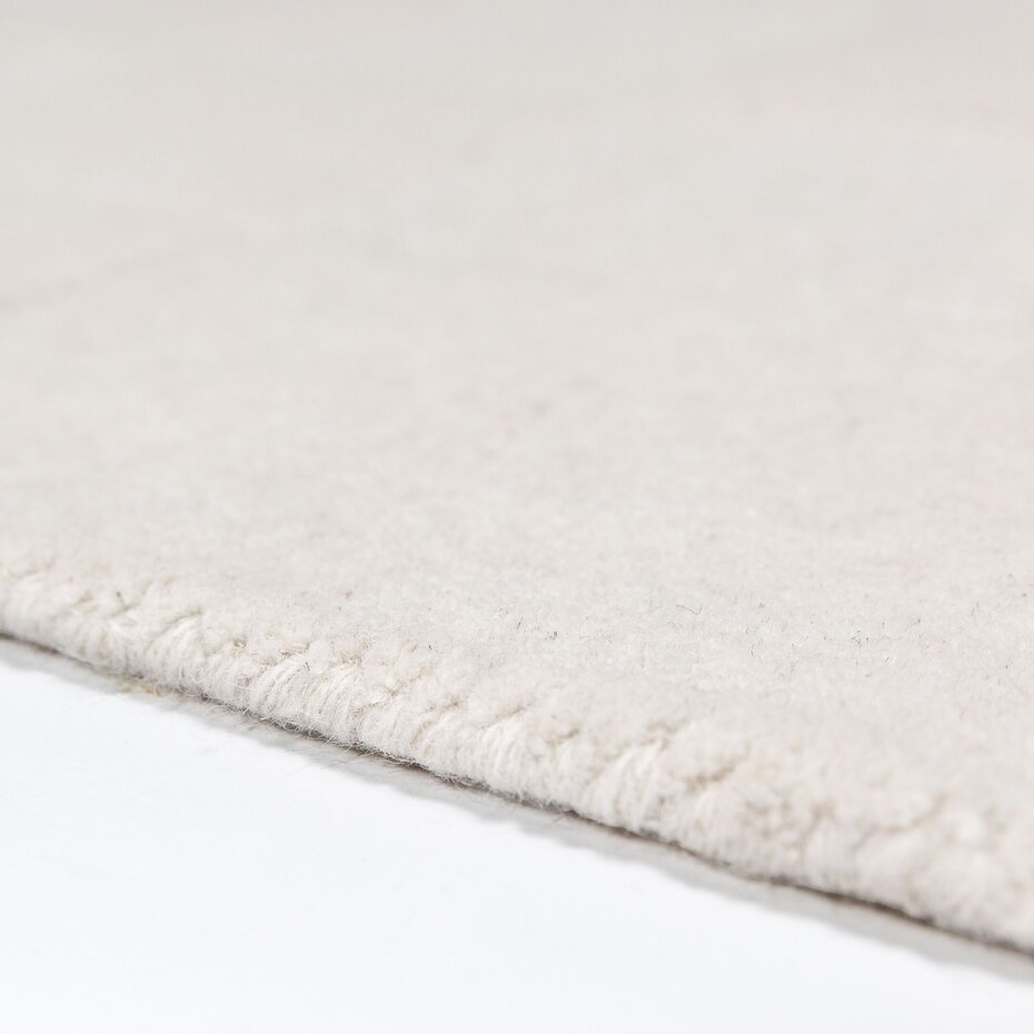 Wollen loper - Checkerboard Creme Wollen loper - Checkerboard Creme