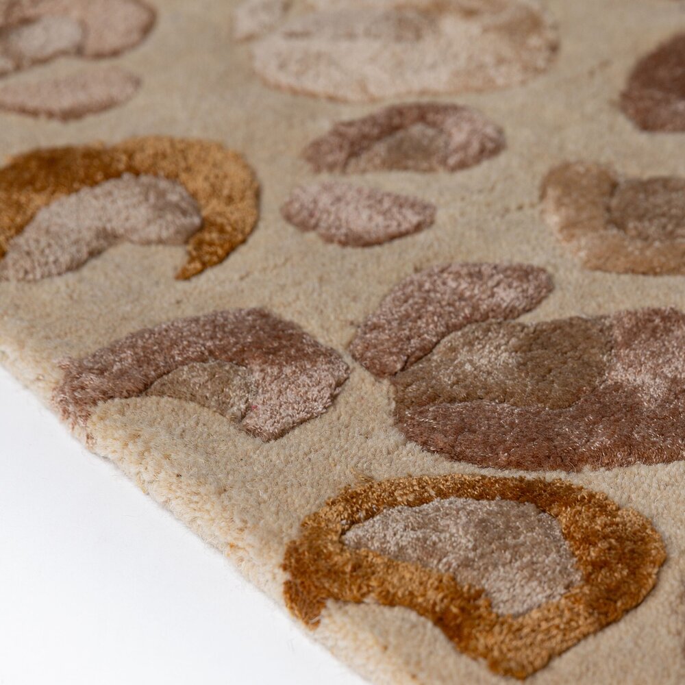 Viscose loper - Leopard Print Naturel/Beige