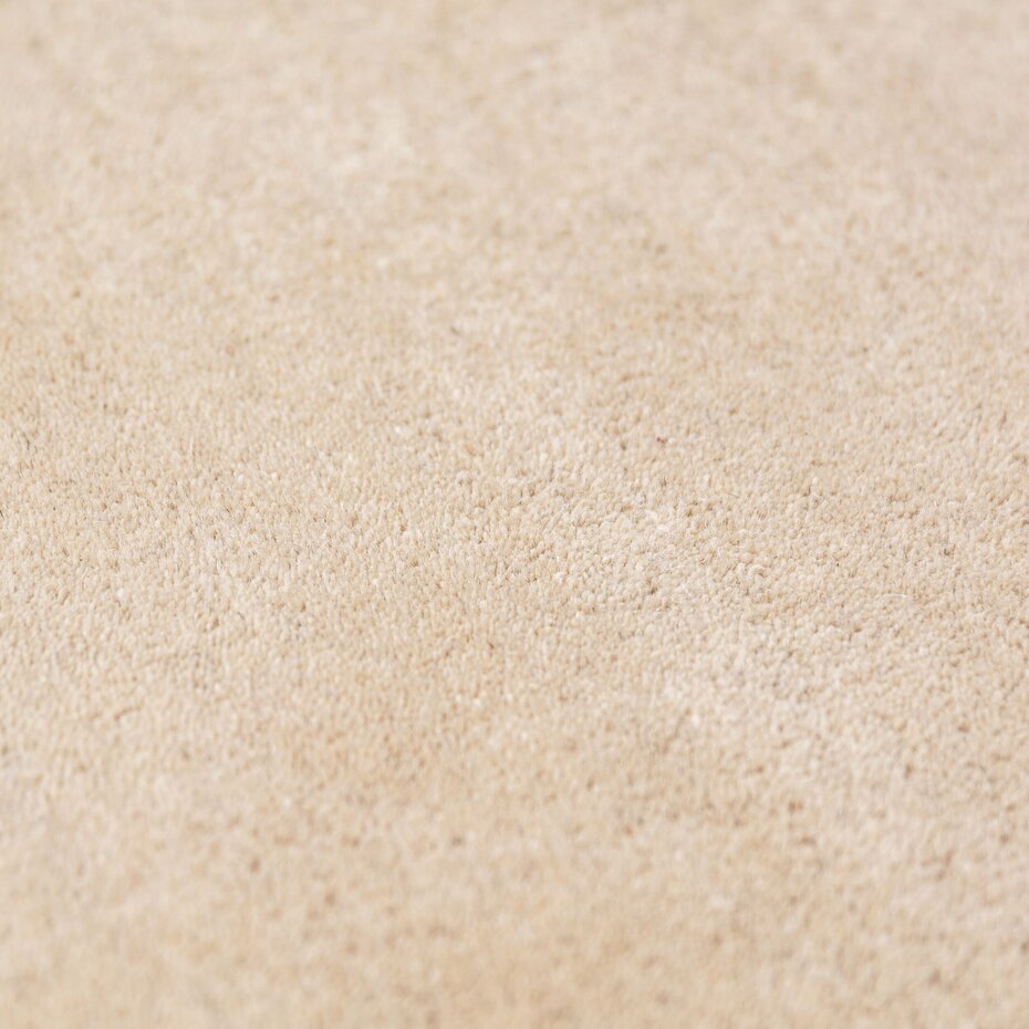 Rond wollen vloerkleed - Leo Scallop Border Creme/Multi Rond wollen vloerkleed - Leo Scallop Border Creme/Multi