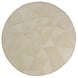 Rond wollen vloerkleed - Shard Naturel/Beige Rond wollen vloerkleed - Shard Naturel/Beige