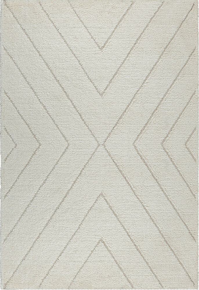 Hoogpolig shaggy vloerkleed - Senso Creme