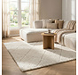 Hoogpolig shaggy vloerkleed - Senso Scandinavisch Creme