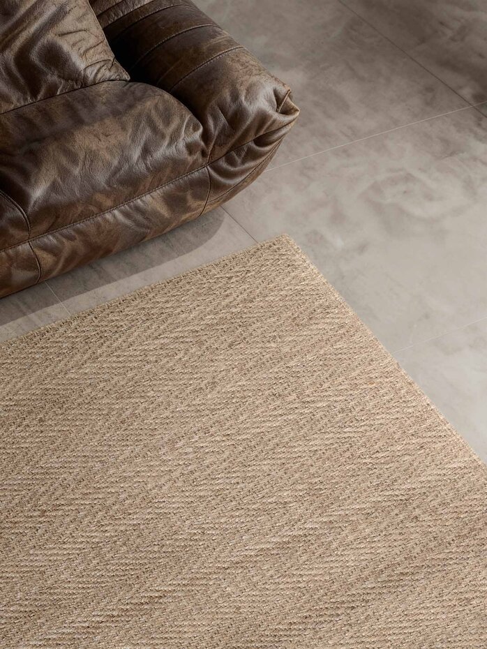 Jute vloerkleed - Mirabelle Naturel Creme Jute vloerkleed - Mirabelle Naturel Creme