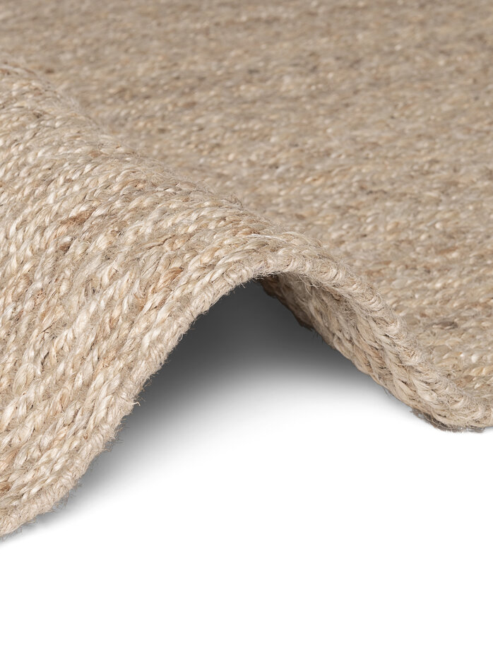 Jute vloerkleed - Mirabelle Naturel Creme Jute vloerkleed - Mirabelle Naturel Creme