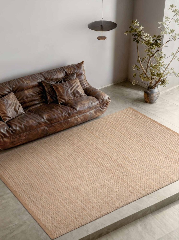 Jute vloerkleed - Birka Naturel Goud Jute vloerkleed - Birka Naturel Goud