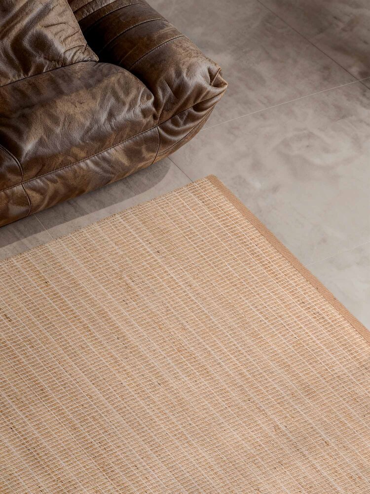 Jute vloerkleed - Birka Naturel Goud Jute vloerkleed - Birka Naturel Goud