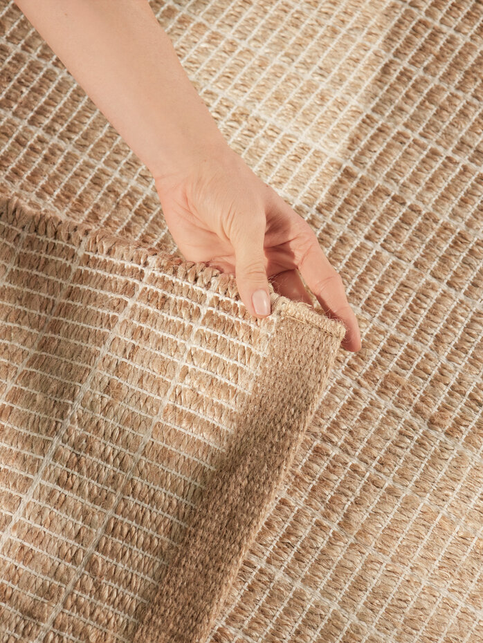 Jute vloerkleed - Birka Naturel Goud Jute vloerkleed - Birka Naturel Goud