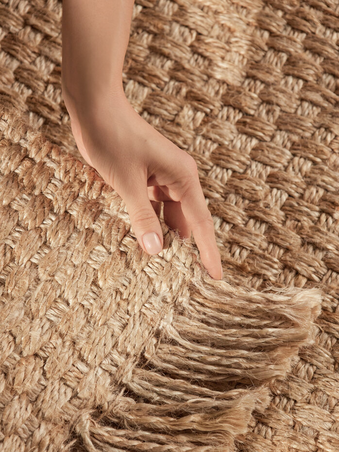 Jute vloerkleed - Handloom Fjord Naturel Goud