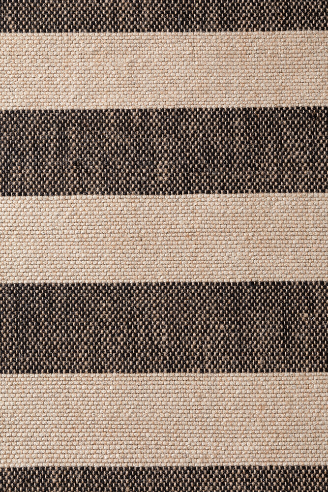 Jute vloerkleed - Handloom Playa Zwart/Wit Jute vloerkleed - Handloom Playa Zwart/Wit