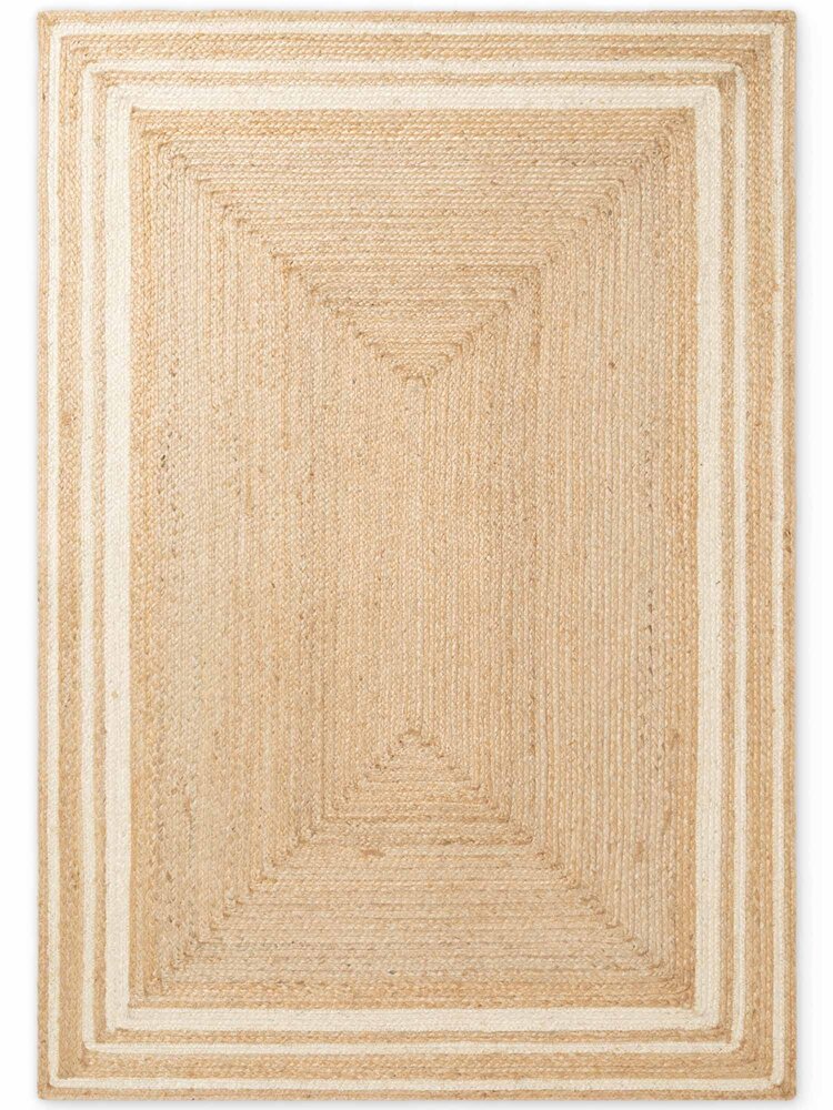 Jute vloerkleed - Looma Naturel/Creme