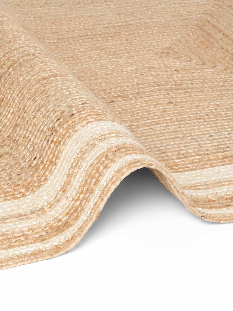 Jute vloerkleed - Jutta Naturel/Creme Jute vloerkleed - Jutta Naturel/Creme