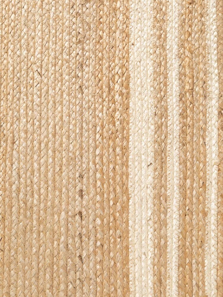 Jute vloerkleed - Looma Naturel/Creme