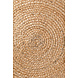 Rond jute vloerkleed - Nuru Naturel goud Rond jute vloerkleed - Nuru Naturel goud