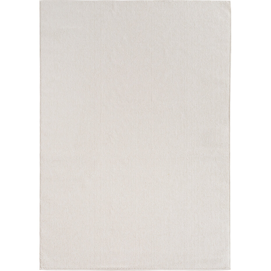 Effen laagpolig vloerkleed - Helisca Loom Creme