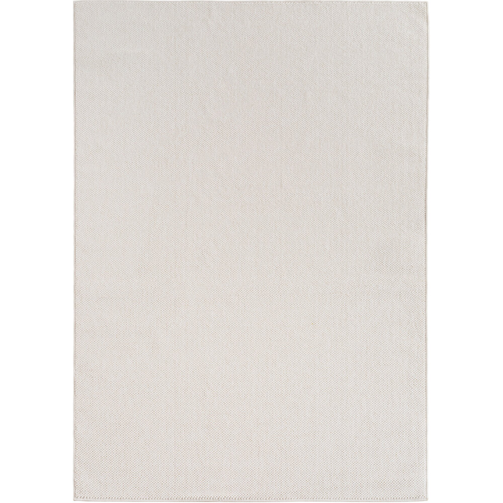 Effen laagpolig vloerkleed - Helisca Loom Creme