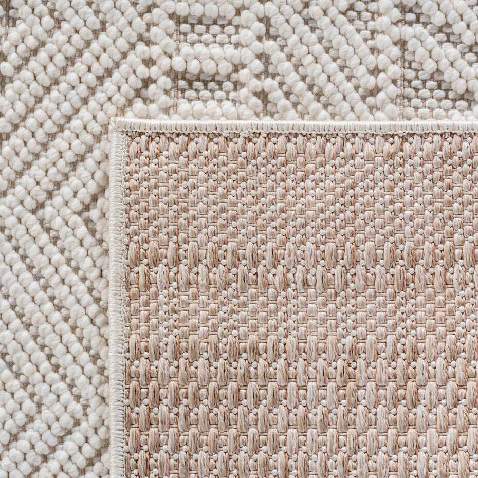 Scandinavisch laagpolig vloerkleed - Helisca Loom Creme Scandinavisch laagpolig vloerkleed - Helisca Loom Creme