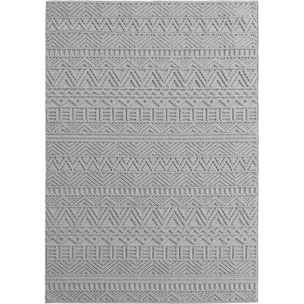 Scandinavisch laagpolig vloerkleed - Helisca Loom Grijs Scandinavisch laagpolig vloerkleed - Helisca Loom Grijs