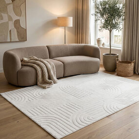 Japandi vloerkleed – Eve Creme