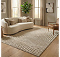 Scandinavisch vloerkleed - Skadi Curve Beige
