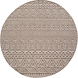 Rond Scandinavisch laagpolig vloerkleed - Helisca Loom Beige Rond Scandinavisch laagpolig vloerkleed - Helisca Loom Beige