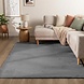 Laagpolig fluffy vloerkleed - Amalfi Antraciet