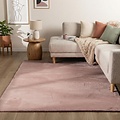 Laagpolig fluffy vloerkleed - Amalfi Roze