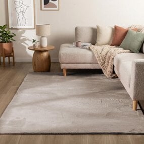 Laagpolig fluffy vloerkleed - Amalfi Beige Laagpolig fluffy vloerkleed - Amalfi Beige