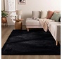 Laagpolig fluffy vloerkleed - Amalfi Zwart