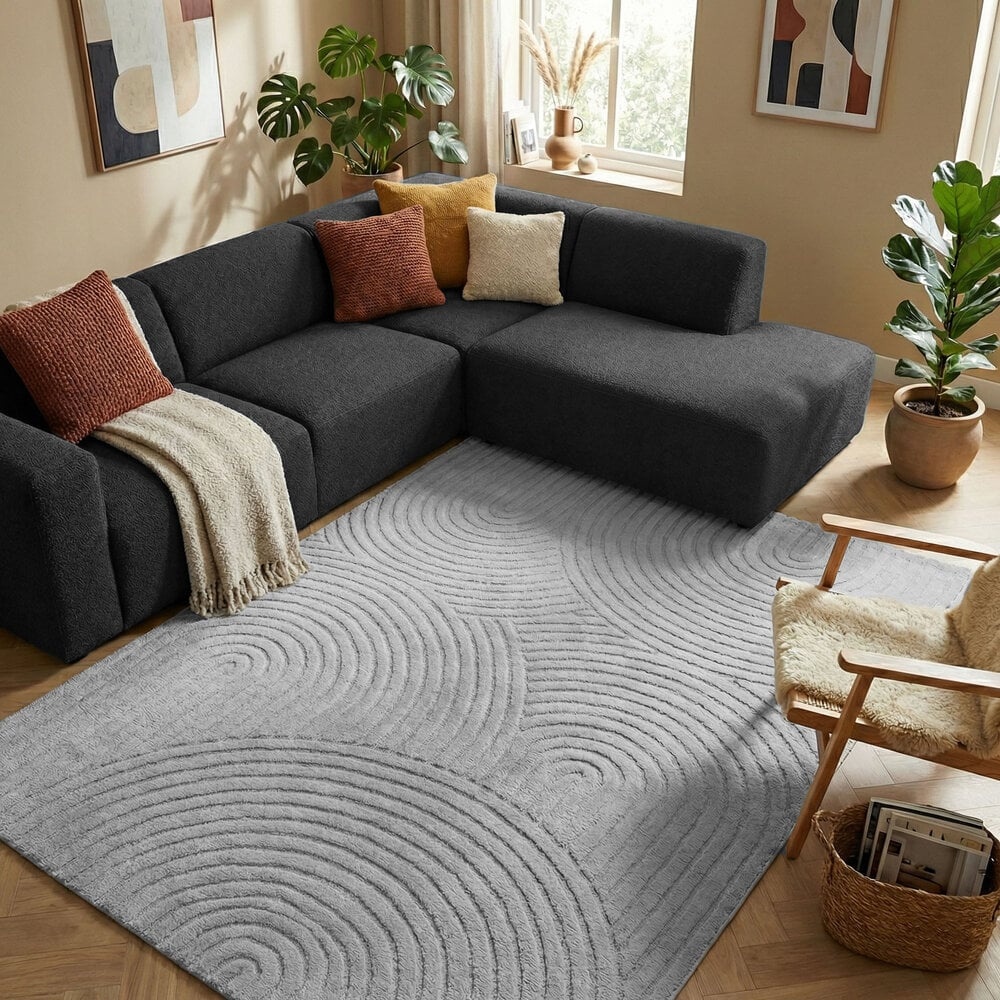 Welke kleur vloerkleed bij grijze bank?