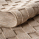Rond geblokt laagpolig vloerkleed - Helisca Loom Beige Rond geblokt laagpolig vloerkleed - Helisca Loom Beige