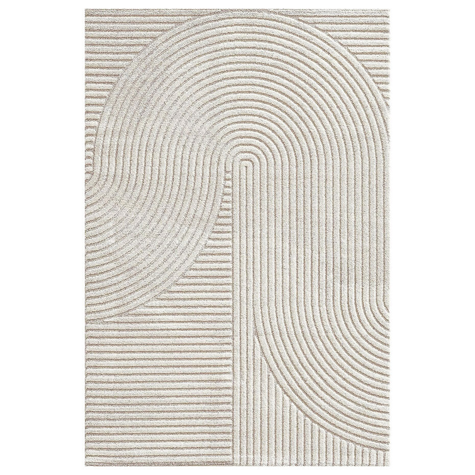 Modern vloerkleed - Eliora Japandi Crème