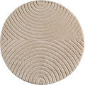 Rond Japandi vloerkleed - Arte Scandinavisch Beige
