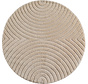 Rond Japandi vloerkleed - Arte Scandinavisch Beige