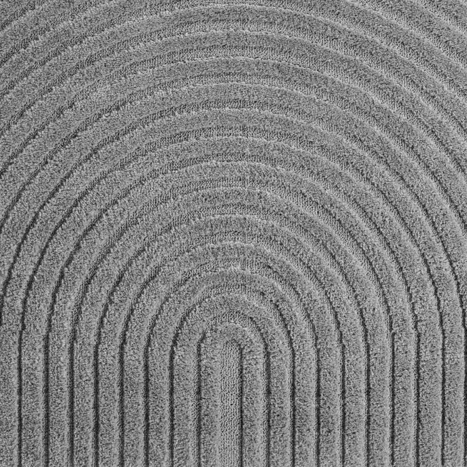 Rond Japandi vloerkleed - Arte Scandinavisch Grijs Rond Japandi vloerkleed - Arte Scandinavisch Grijs