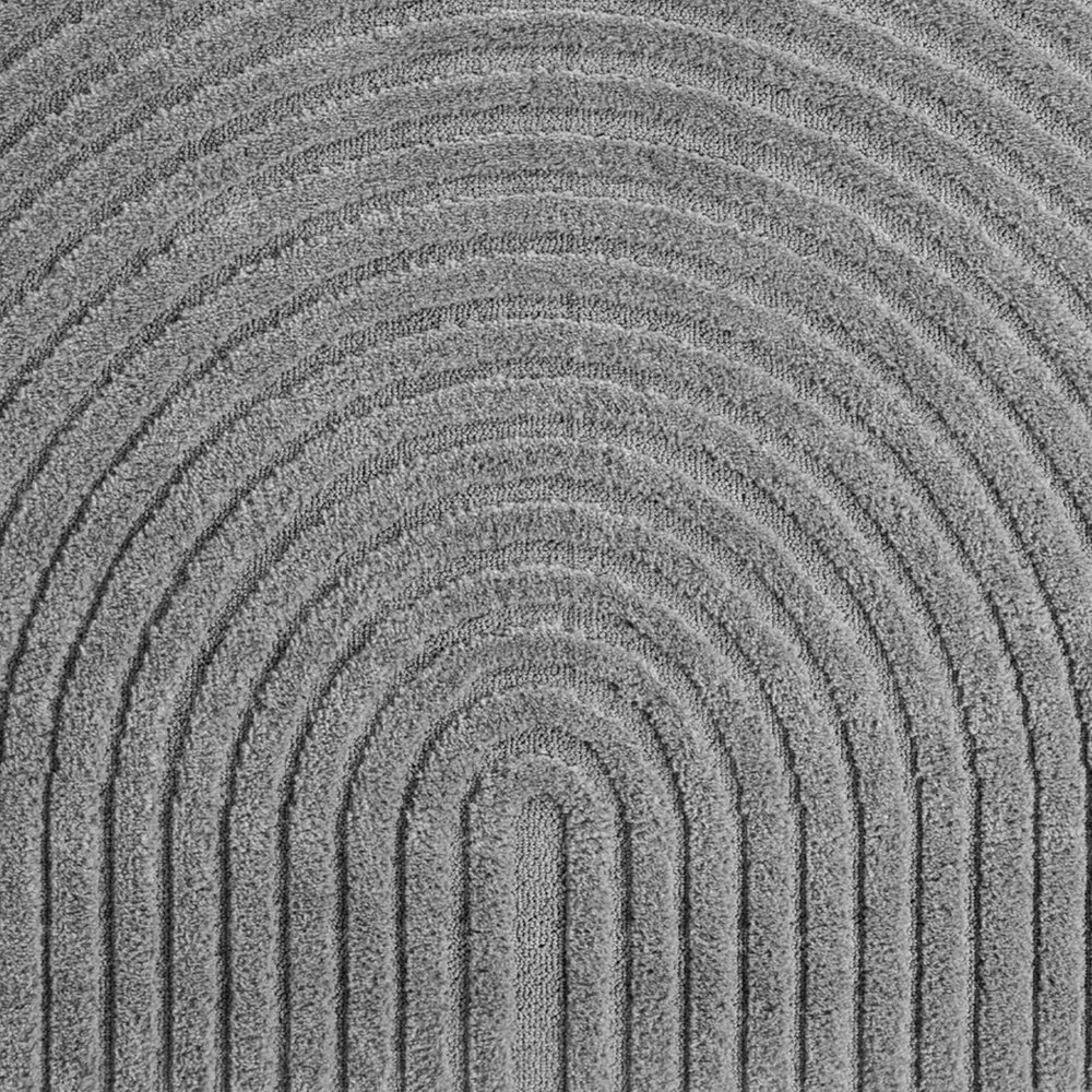 Rond Japandi vloerkleed - Arte Scandinavisch Grijs Rond Japandi vloerkleed - Arte Scandinavisch Grijs