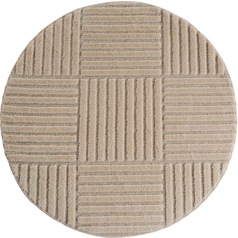 Rond Modern vloerkleed - Arte Scandinavisch Beige Rond Modern vloerkleed - Arte Scandinavisch Beige
