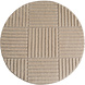 Rond Modern vloerkleed - Arte Scandinavisch Beige Rond Modern vloerkleed - Arte Scandinavisch Beige