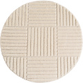 Rond Modern vloerkleed - Arte Scandinavisch Creme