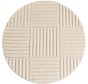 Rond Modern vloerkleed - Arte Scandinavisch Creme