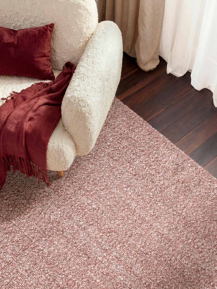 Laagpolig vloerkleed - Notting Hill Boucle Roze