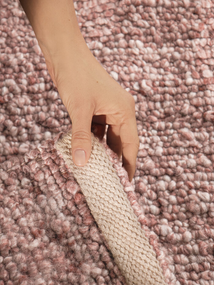 Laagpolig vloerkleed - Notting Hill Boucle Roze