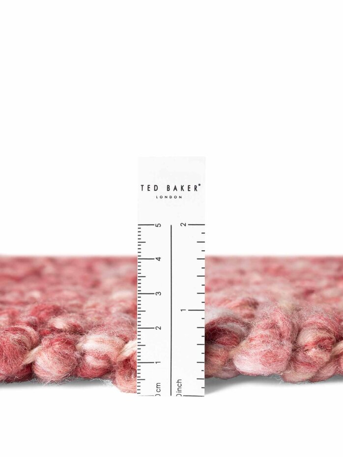 Laagpolig vloerkleed - Notting Hill Boucle Donkerroze