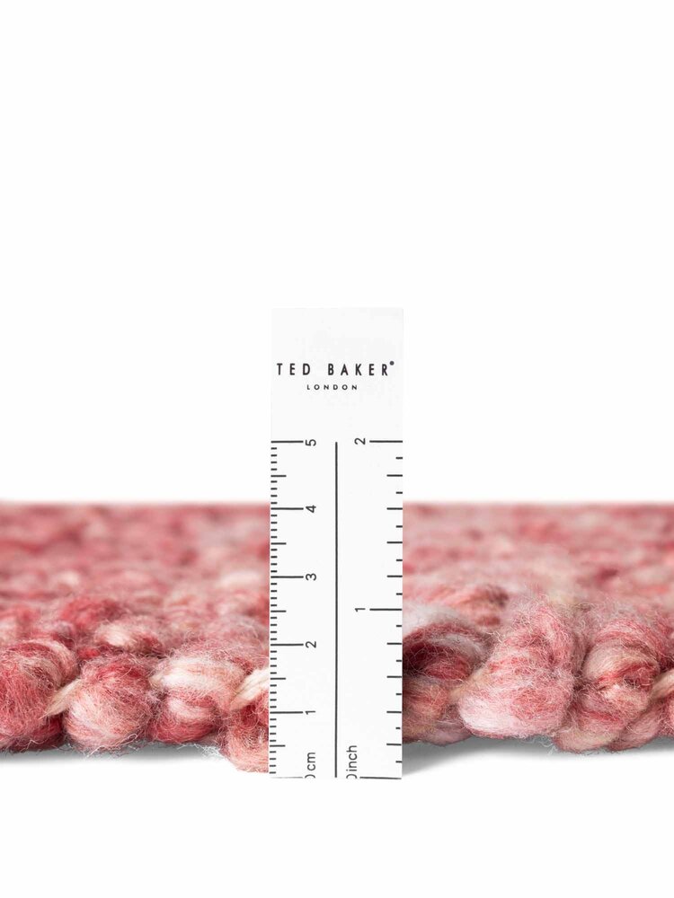 Laagpolig vloerkleed - Notting Hill Boucle Donkerroze