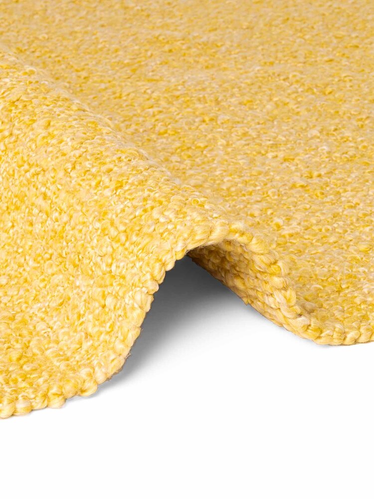 Laagpolig vloerkleed - Notting Hill Boucle Geel