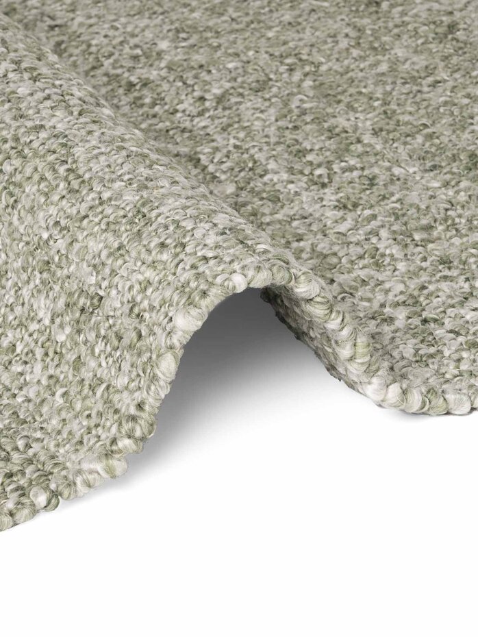 Laagpolig vloerkleed - Notting Hill Boucle Lichtgroen