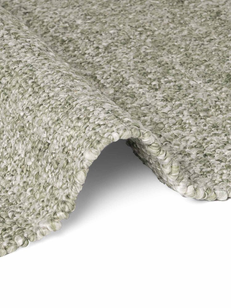 Laagpolig vloerkleed - Notting Hill Boucle Lichtgroen