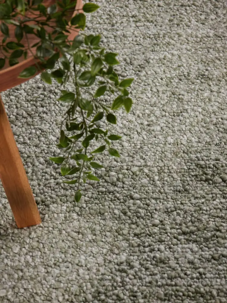 Laagpolig vloerkleed - Notting Hill Boucle Groen