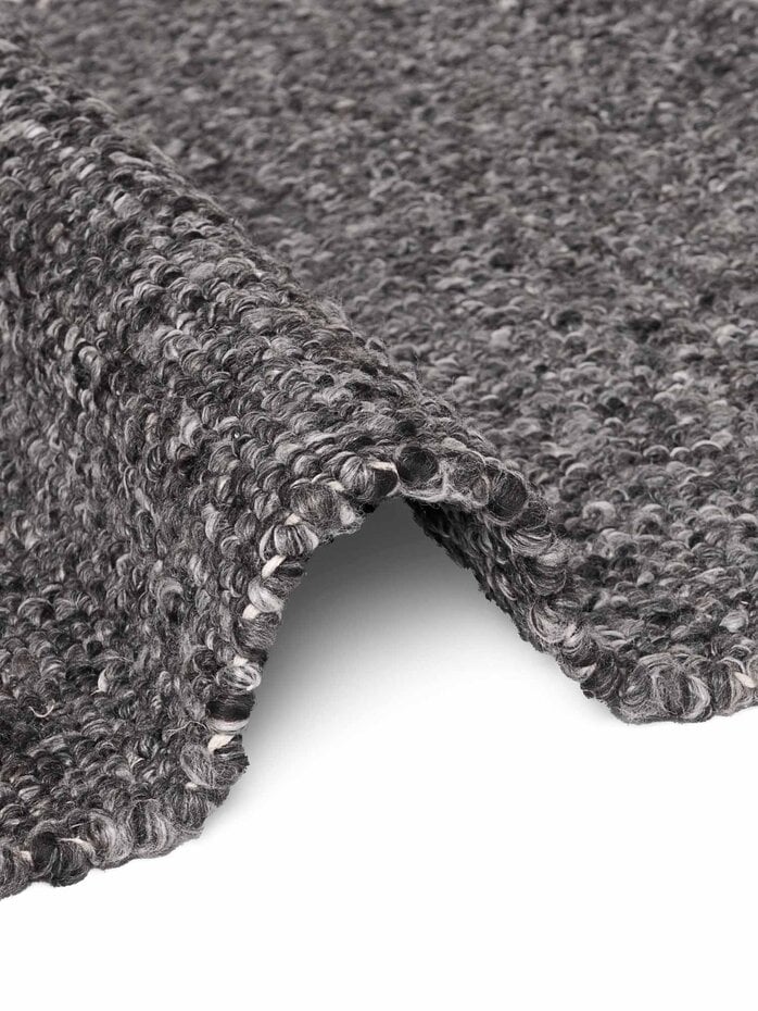 Laagpolig vloerkleed - Notting Hill Boucle Donkergrijs