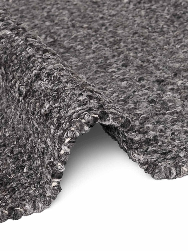 Laagpolig vloerkleed - Notting Hill Boucle Donkergrijs